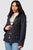 Barbour Millfire lady's quilted jacket with hood in Navy/Classic LQU0665NY94