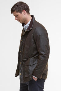 Barbour Hereford-Wax Jacket -Olive MWX1213OL71 length