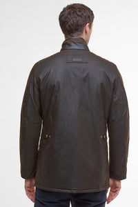 Barbour Hereford-Wax Jacket -Olive MWX1213OL71 back