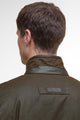 Barbour Prestbury Mens wax jacket in Olive MWX0726OL71 neck