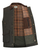 Maxton Gents Padded Waxed Waistcoat