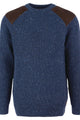 Barbour Jumper the Raisthorpe crew neck in speckled Navy MKN1483NY91 fashion