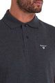 Barbour Polo Shirt Polo Tartan Pique in Slate Grey MML0012GY73 logo