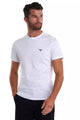 Barbour white sports tee Essential Tee shirt round neck MTS0331WH11 front