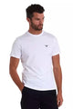 Barbour white sports tee Essential Tee shirt round neck MTS0331WH11 style