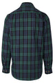 Viyella Shirt Mens BlackWatch in luxury wool/cotton mix VY7136-265 back