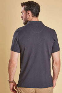 Barbour Polo-Tartan Pique-Navy/ Dress-MML0012NY51 back