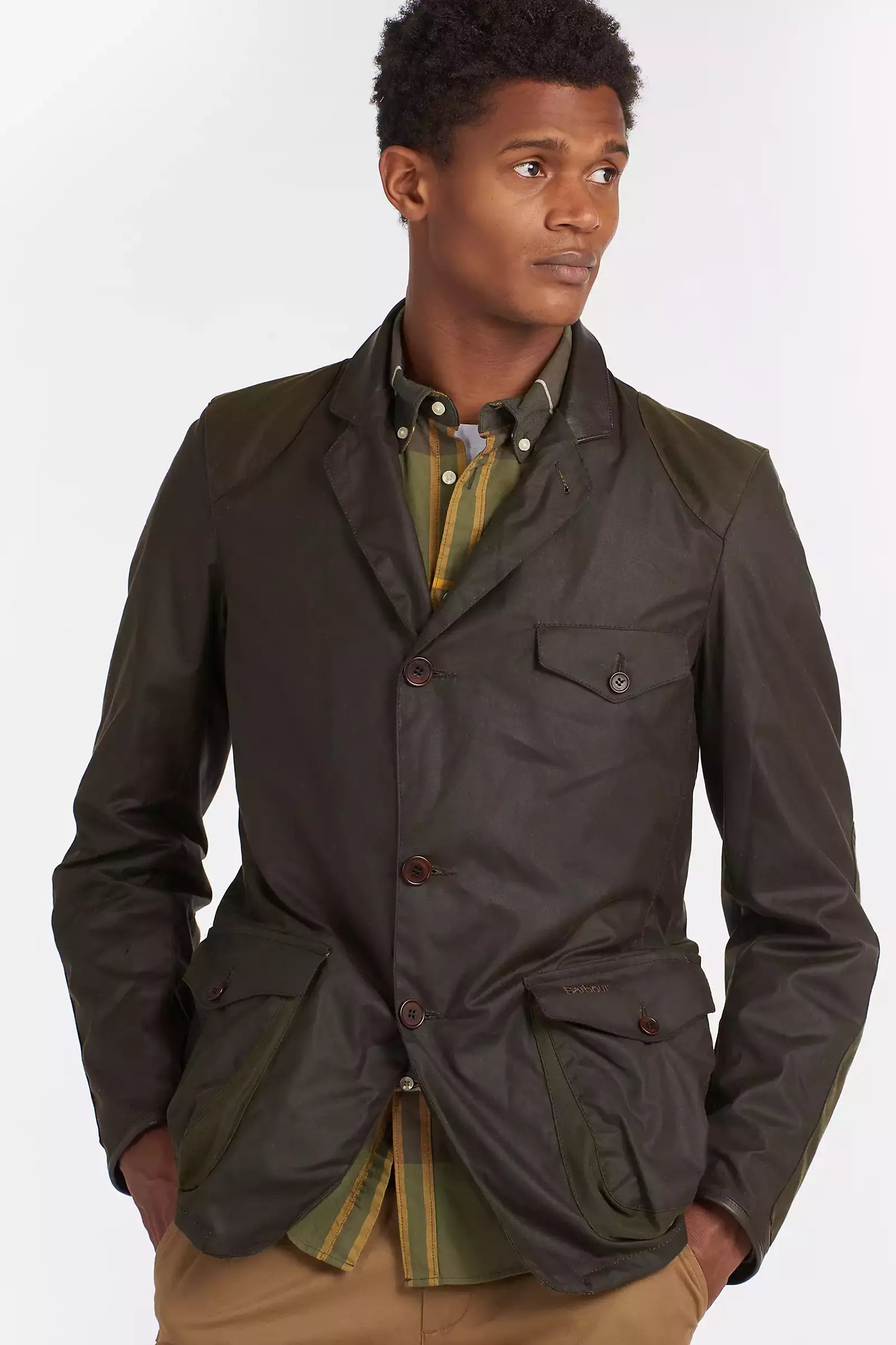 Barbour Beacon-the James Bond 007 Wax Jacket-£299- Olive