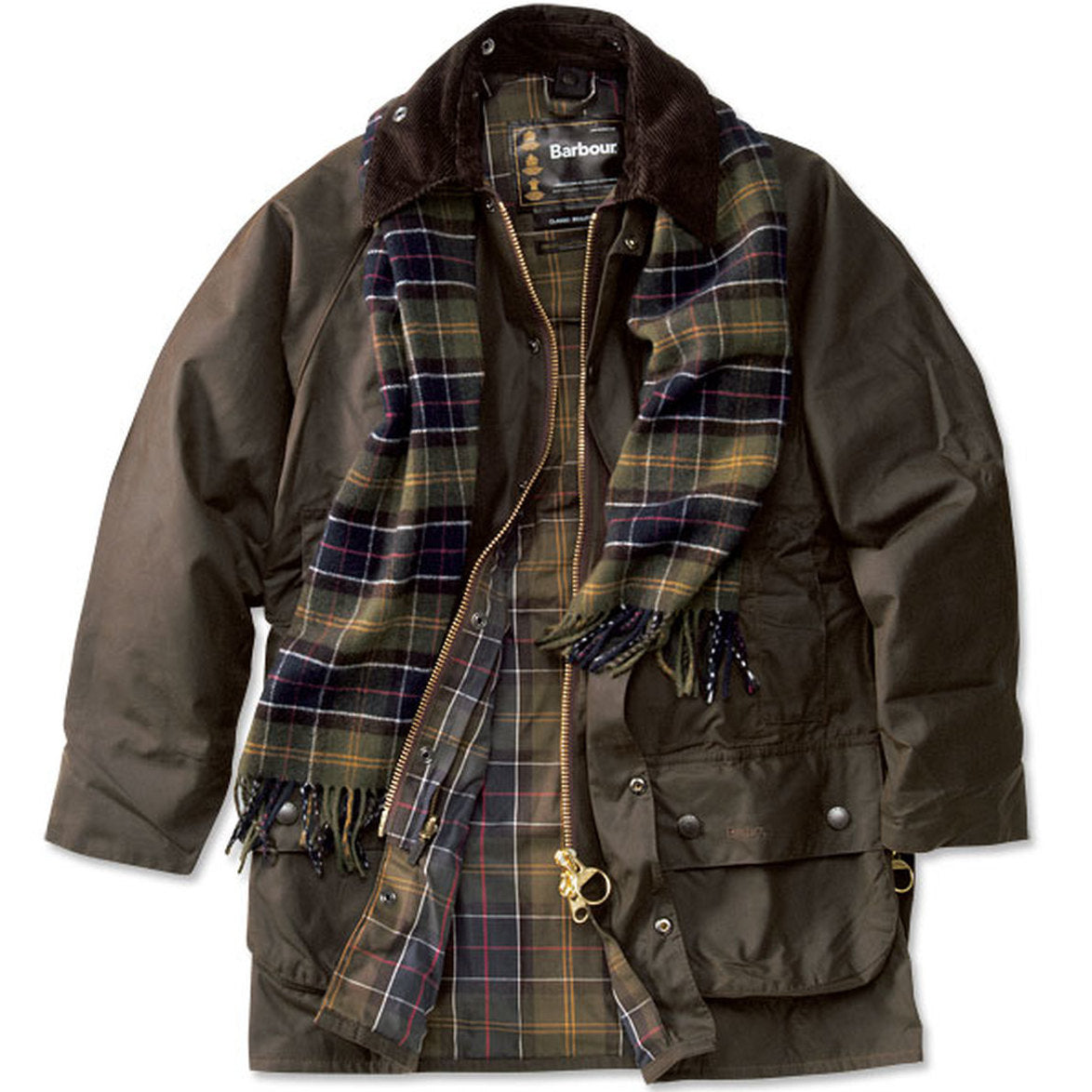 Barbour Beaufort Classic Wax Jacket in Olive MWX0002OL71 – Smyths ...
