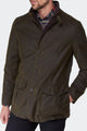 Barbour Lutz Wax Jacket -Olive MWX0566OL51 side