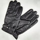Barbour gloves in burnished leather black leather MGL0009BK71