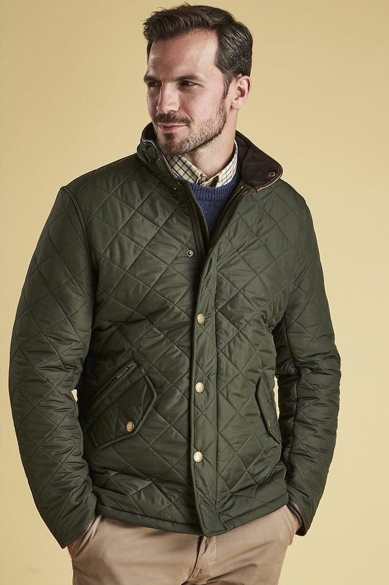 Barbour Powell-just £169-Mens Quilted jacket -Sage/Olive-MQU0281GN72 ...