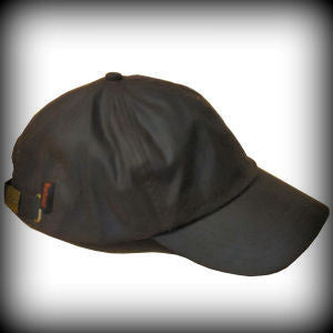 Barbour Wax sports Cap in Rich Rustic Brown peak