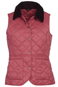 Barbour Gilet-Deveron-Ladies -Pink/Tayberry-LCI0041PI52 flat