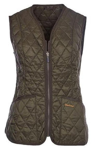 Barbour Betty Interactive Liner - Olive LQU0088OL91 ziped