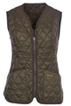 Barbour Betty Interactive Liner - Olive LQU0088OL91 ziped