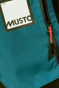 Musto Jacket Corsica Primaloft Funnel  Jacket in Deep Teal 82008_624 taped seams