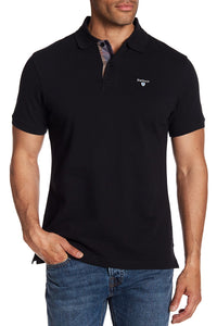 Barbour Polo-Mens-Tartan Pique-Black-MML0012BK31 black