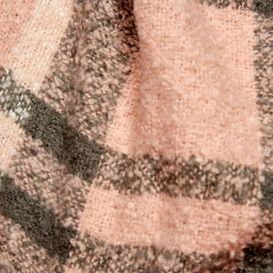 Barbour Scarf Boucle-Wrap-Pink/Grey-LSC0130PI31 tartan,