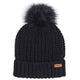 Barbour Scarf Beanie-Barbour Christmas Beanie & Scarf Set -Saltburn-Gift Box Set-Black-LGS0023BK11