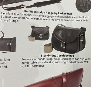 Cartridge Bag Stockbridge by Parker Hale top quality BRIDLE leather PHCBST
