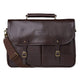 Barbour Briefcase - Dark Brown Leather - UBA0011BR91