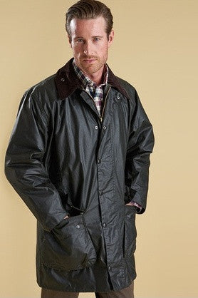 Save money, buy your Barbour Border Mens Sage Wax Jacket from