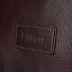 BARBOUR LEATHER BRIEFCASE - CHOCOLATE BROWN - UBA0011BR91 - Badge Detail