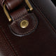 BARBOUR LEATHER BRIEFCASE - CHOCOLATE BROWN - UBA0011BR91 - Handle Detail
