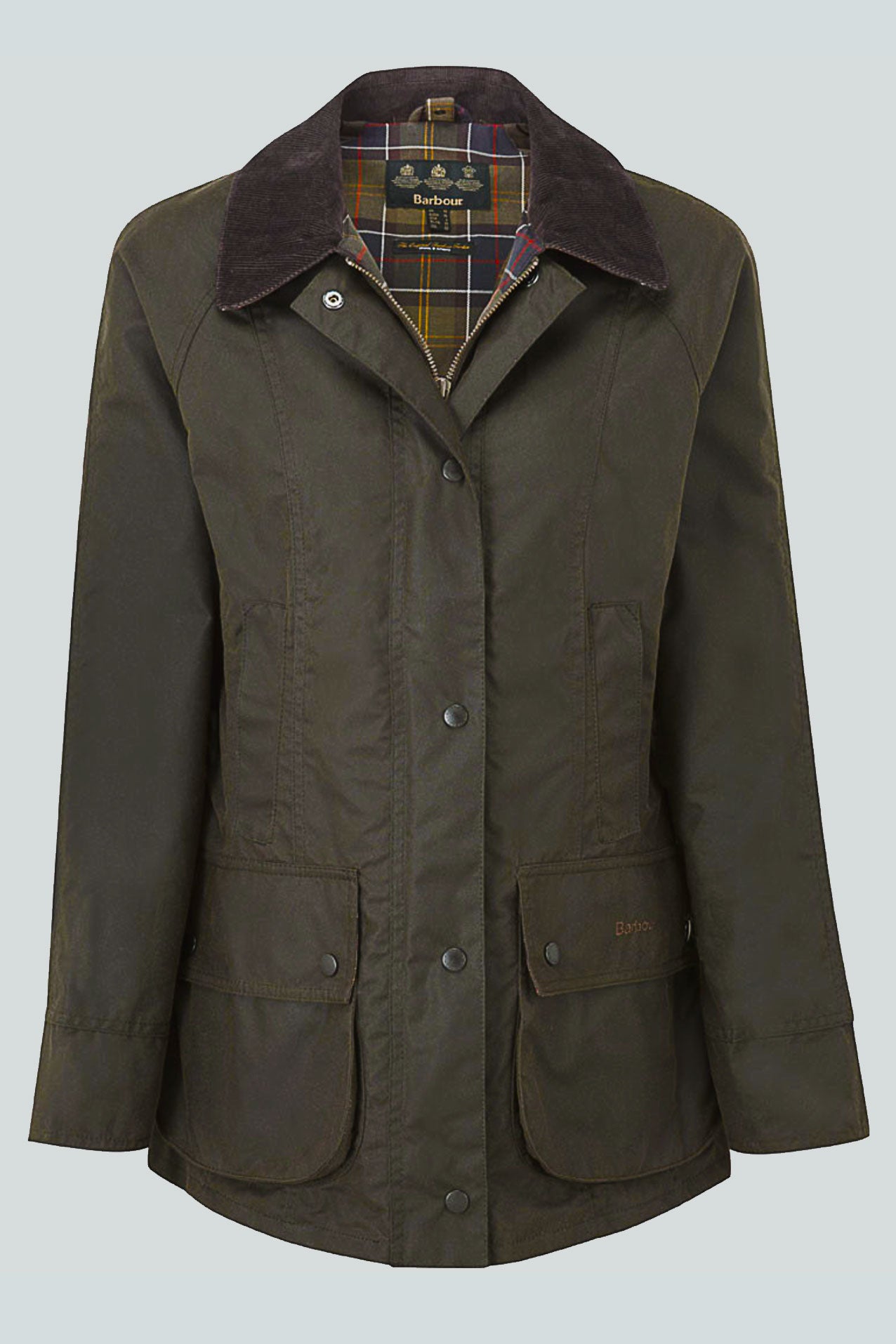 Green barbour on sale jacket womens
