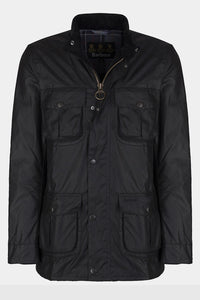 BARBOUR CORBRIDGE WAX JACKET - BLACK - MWX0340BK91 - Flat