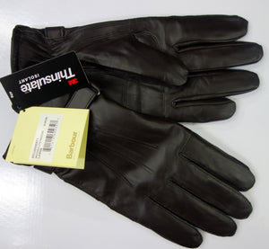 Barbour Mens Gloves in Brown Thinsulate Leather MGL0009BR71