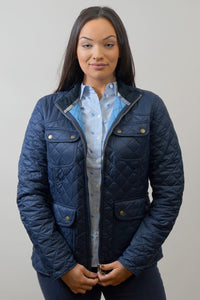 Barbour Bowfell-Ladies Quilt-Navy-LQU1028NY71 open