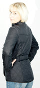 Barbour Cavalry Ladies Black Polarquilt Jacket back view