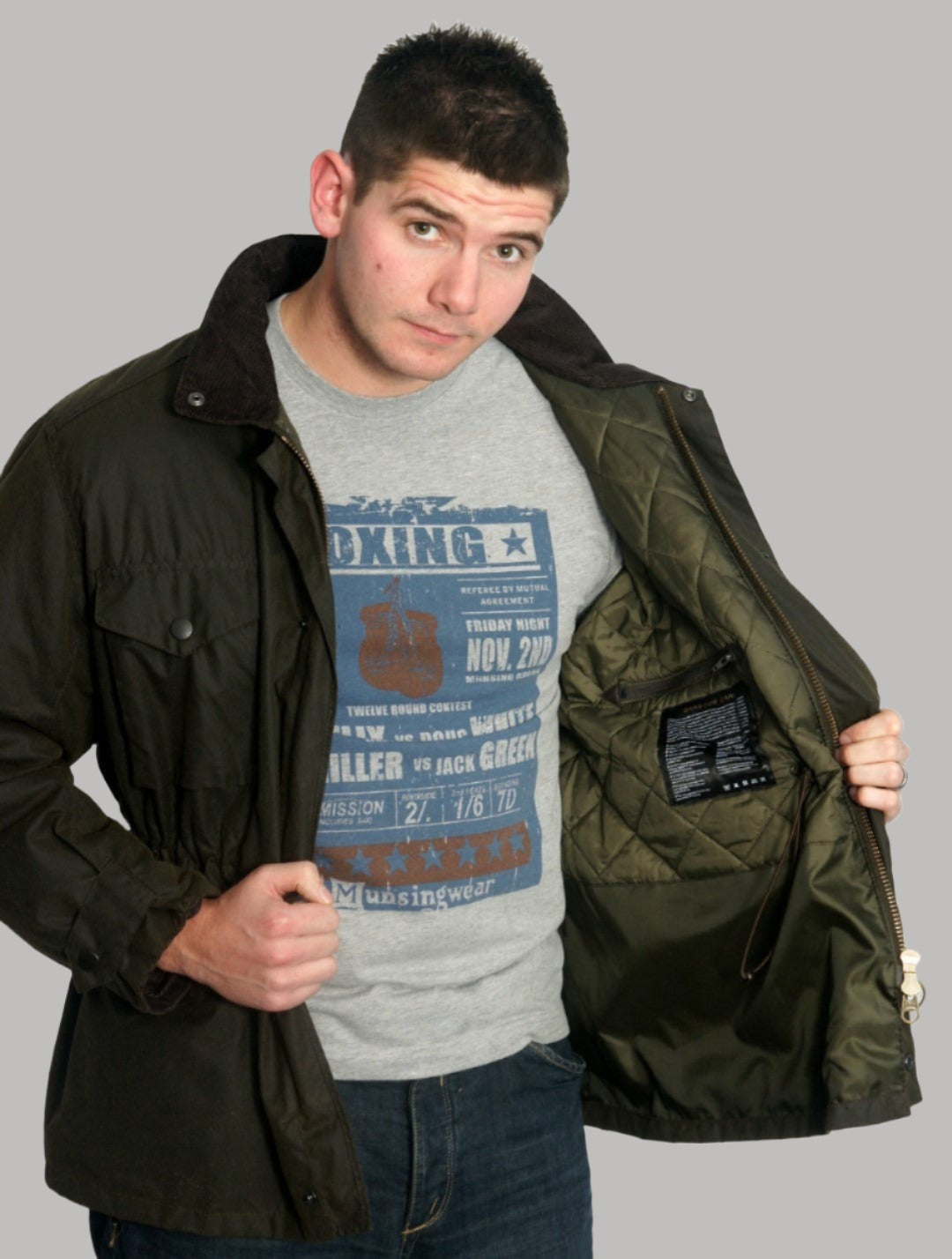 Barbour Sapper- Mens Wax Jacket Olive Green-Now £200 MWX0020OL71 M Olive Green