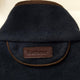 Barbour Langdale mens Fleece Gilet in NAVY nape of neck