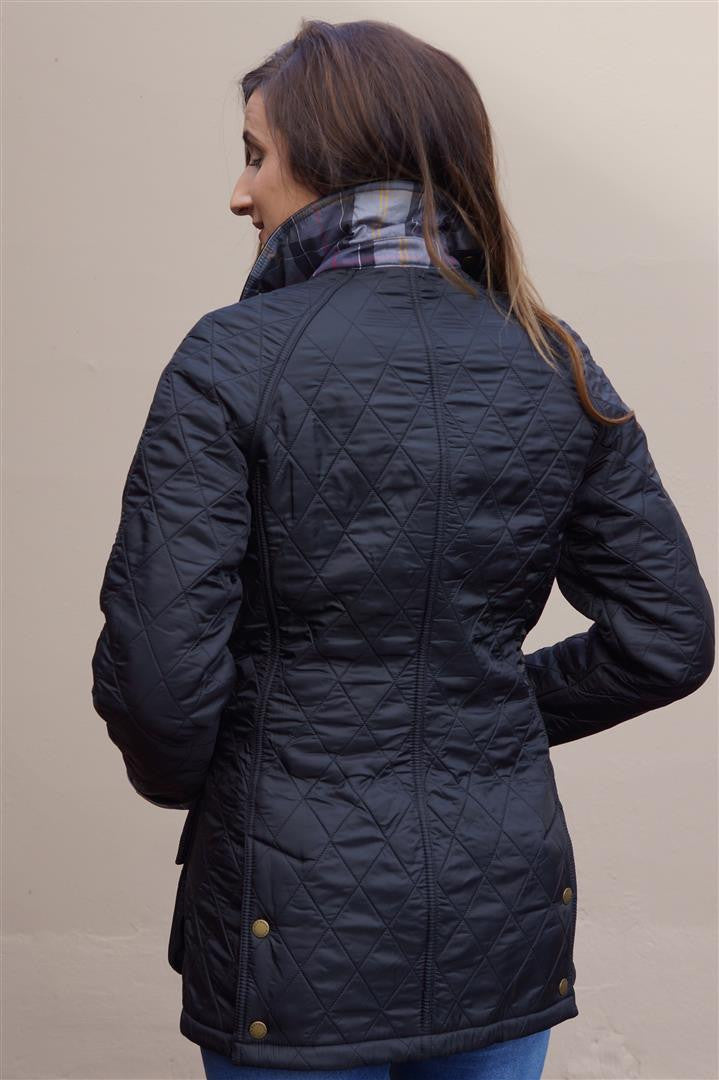Buy your Barbour Beadnell Ladies Black Polarquilt Jacket from Smyths ...
