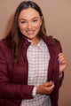 Barbour Brecon-Ladies Quilt-Bordeaux Maroon-LQU1076RE75 security