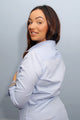Barbour Derwent-Ladies Shirt-Pale Blue-LSH1355BL15 back