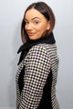 Jack Murphy-Ladies Chelsea-Tweed Coat-just £100-JAC696 shoulder