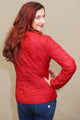 Barbour Ladies Liddesdale Polarquilt Jacket in Red LQU0363RE54