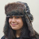 Barbour Hat-Black PVC Hunter-Eskimo Hat-Faux Fur Trimmed-LHA0107BK11 fur