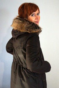 Barbour Stavia new Ladies wax Jacket long style brown LWX1268RU91 look