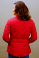 Barbour Cavalry Flyweight Quilt - Raspberry Ripple Bright Red - LQU0228PI74