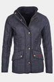 BARBOUR CAVALRY POLARQUILT - NAVY - LQU0087NY91 - Flat