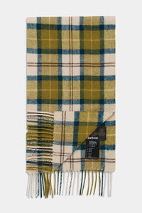 Barbour Tartan Lambswool Scarf - Ancient -Tartan - USC0001TN51 - Folded View