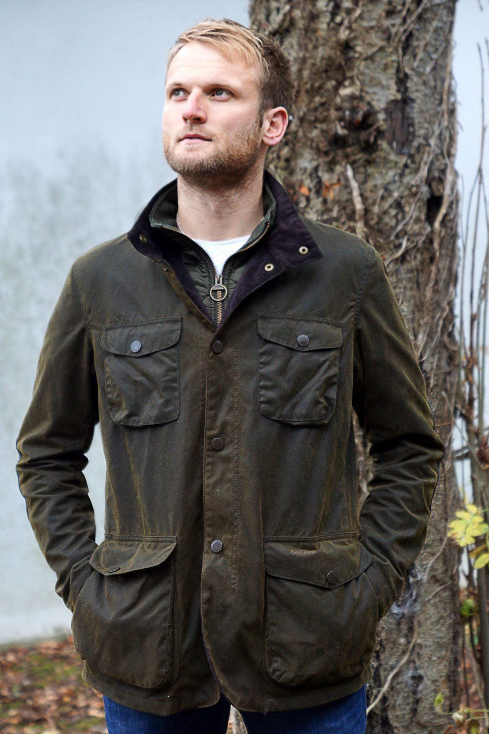 Barbour Ogston - Mens - Wax Jacket -Olive now £229 -MWX0700OL51