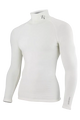 ZEROFIT Heatrub Ultimate - Long Sleeve WHITE Base Layer With Compression And Quick Dry Properties - Unisex muscletop