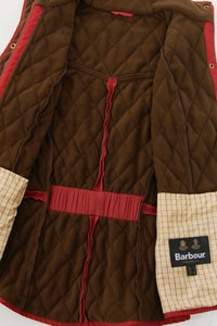 Barbour gilet ladies Cavalry in warm dark red LGI0016RE31 brown lining