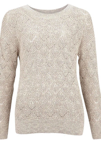 Barbour Newbury-Ladies Sweater-Summer Pearl-LKN1121BE12 colour